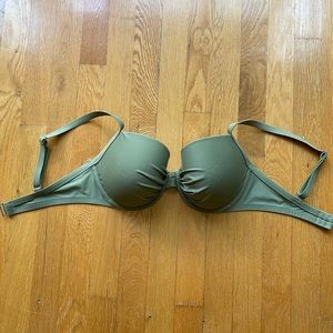 Lightly worn Aerie underwire cup bikini top
